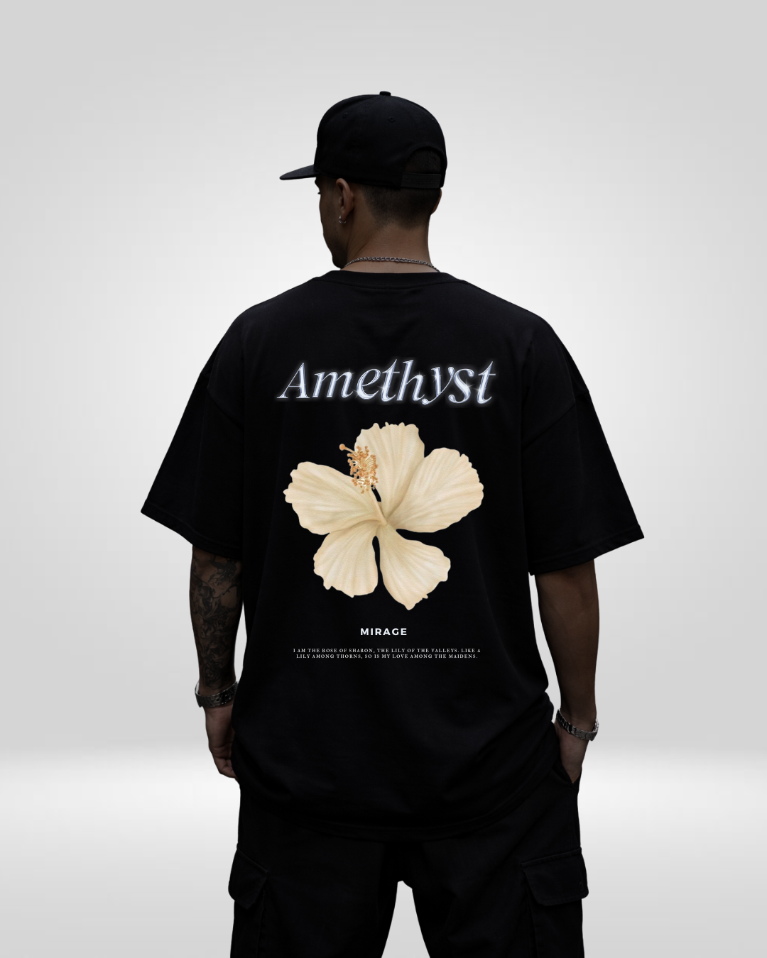 Mirage flower Black T-Shirt