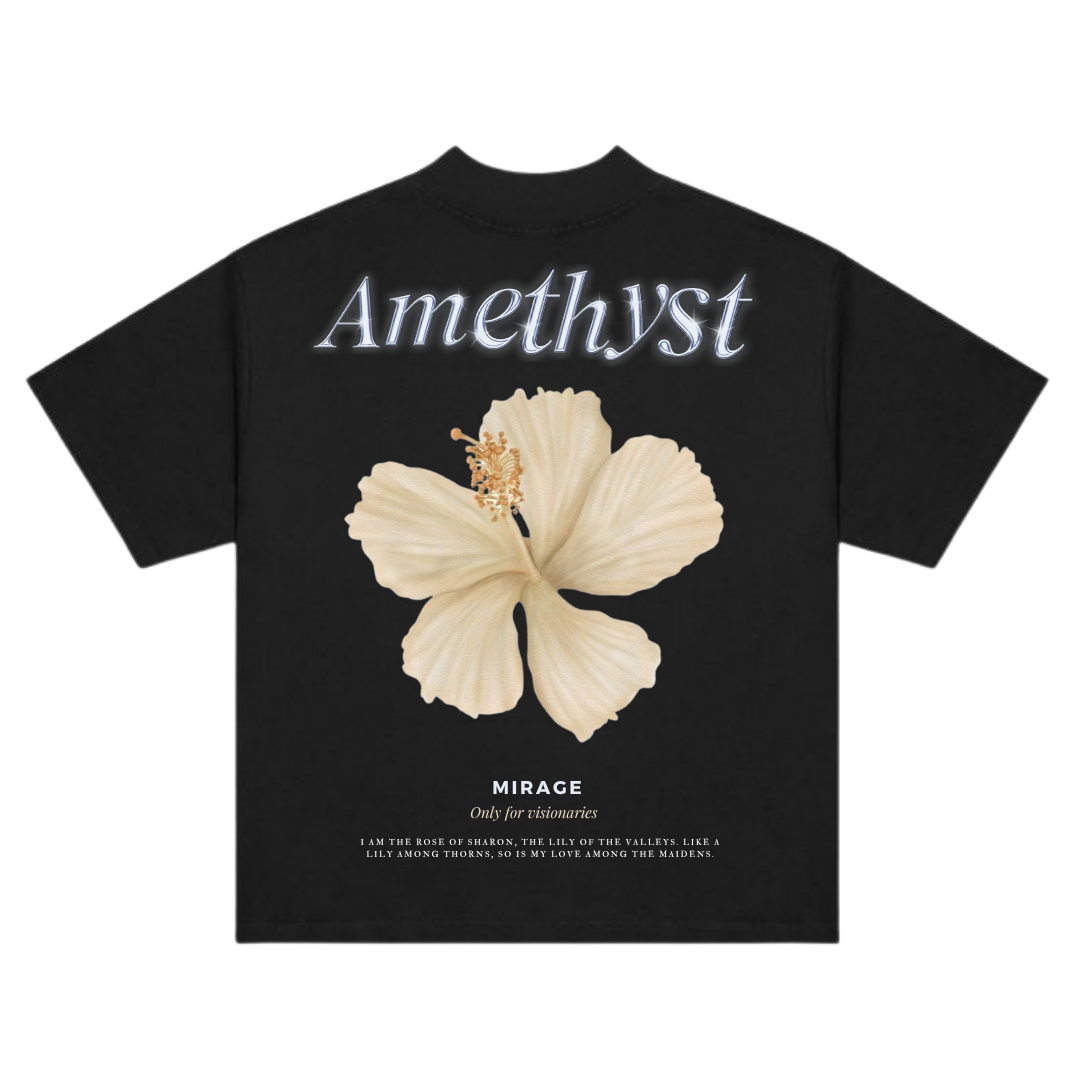 Mirage flower Black T-Shirt