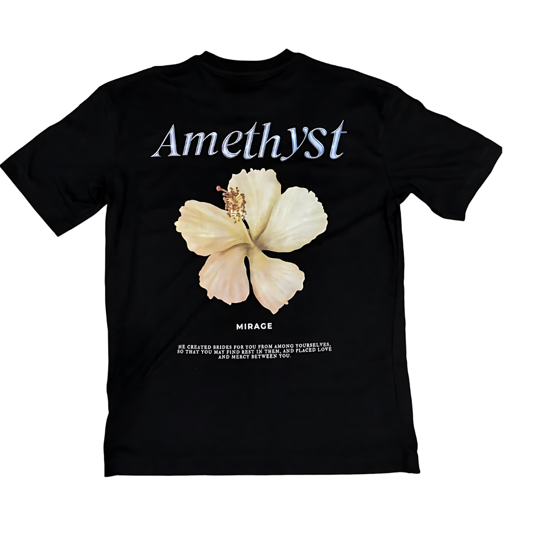 Mirage flower Black T-Shirt